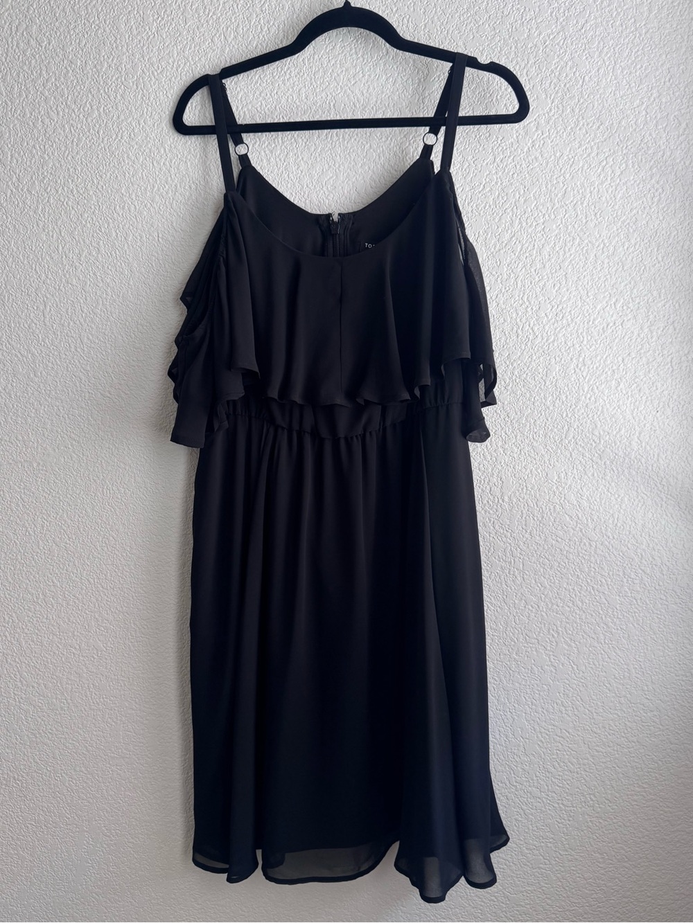 TORRID Black Cold-Shoulder Ruffle Dress | 14 - Picture 7 of 12